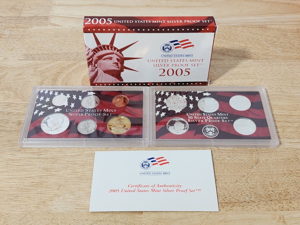 2005 United States Mint Silver Proof Set