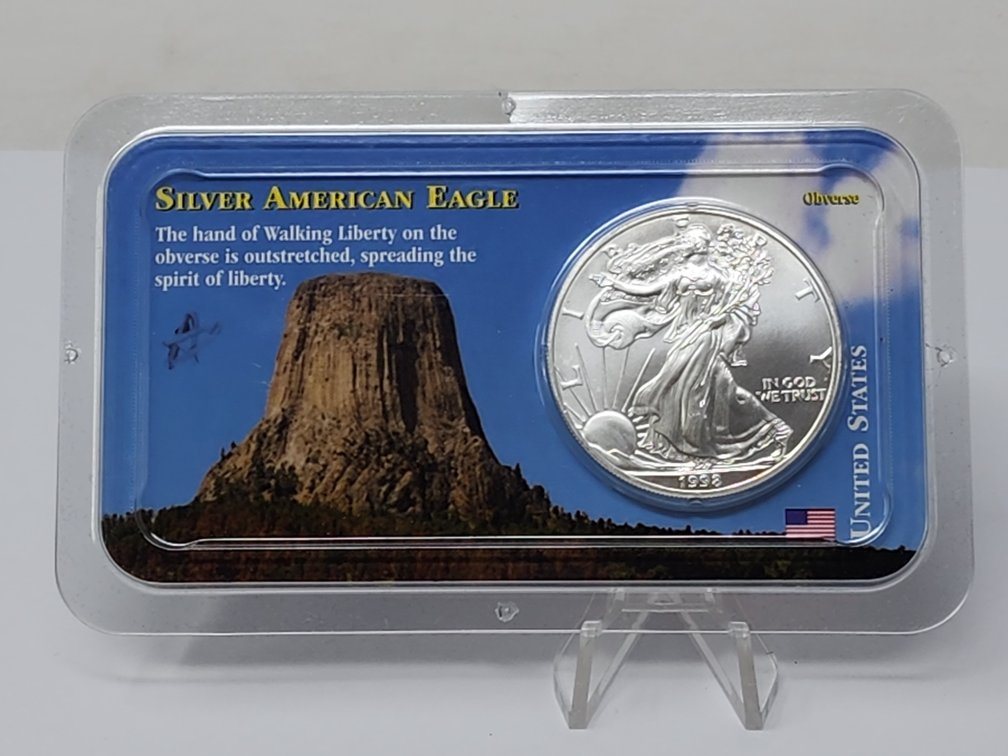 1998 Silver American Eagle 1 Oz. Silver Round
