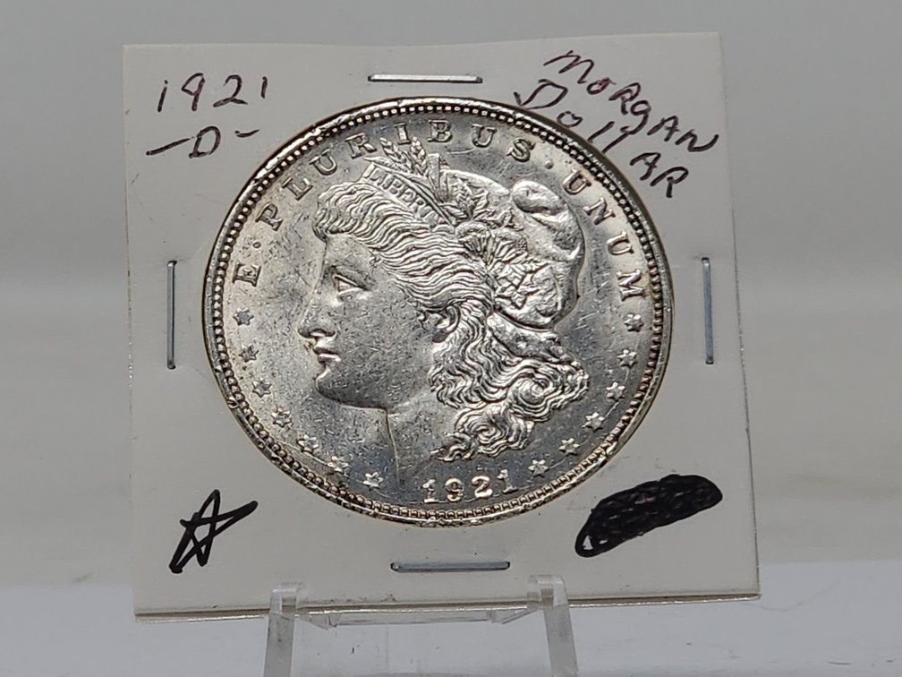 1921-D Morgan Silver Dollar