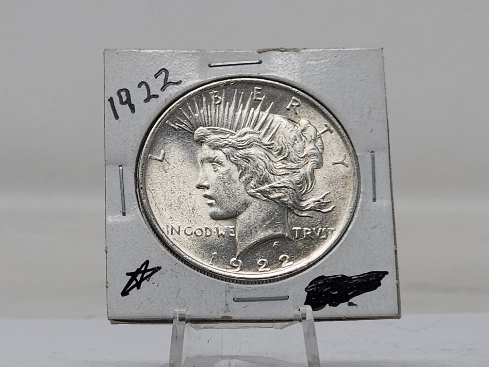 1922 Silver Peace Dollar