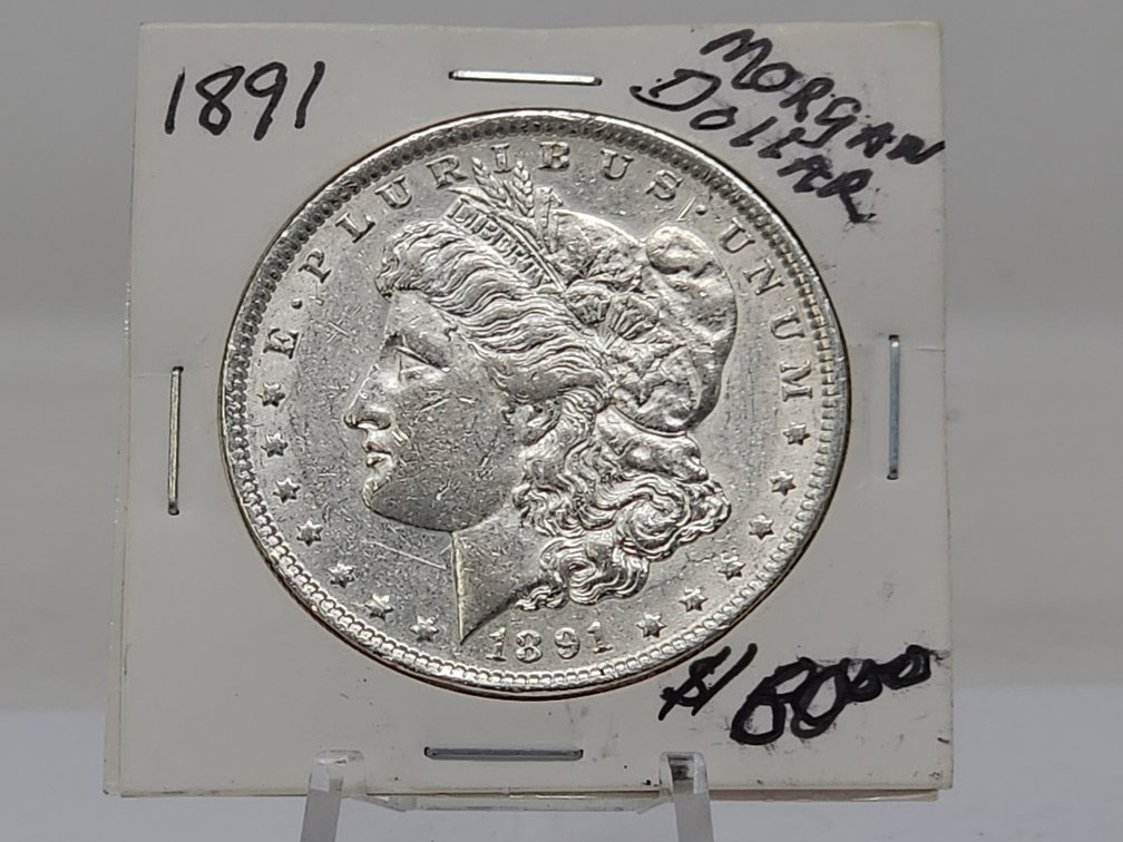 1891 Morgan Silver Dollar