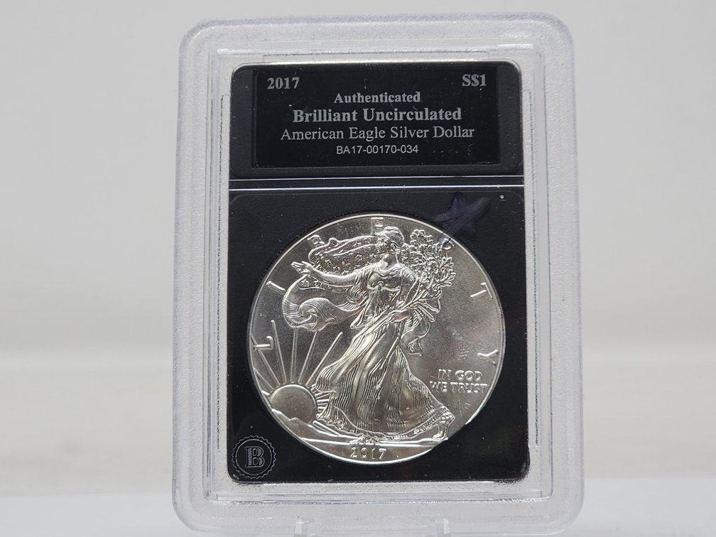 2017 American Silver Eagle Brilliant Uncirculated 1 Oz Silver Round
