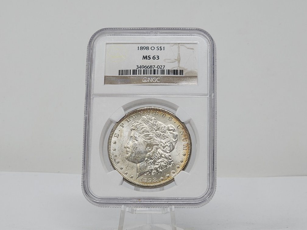 NGC 1898-O MS 63 Morgan Silver Dollar