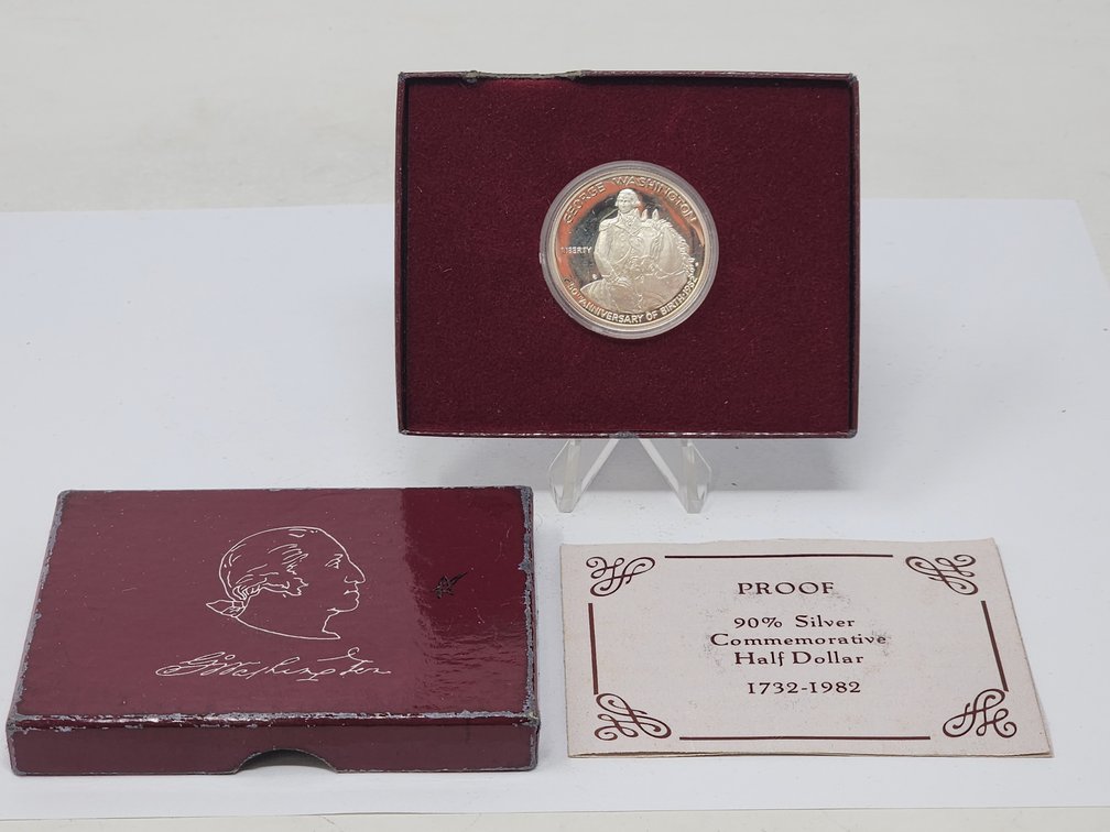 George Washington 90% Silver Commemorative Half Dollar
