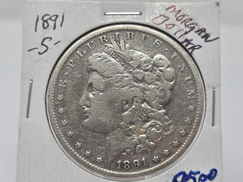 1891-S Morgan Silver Dollar
