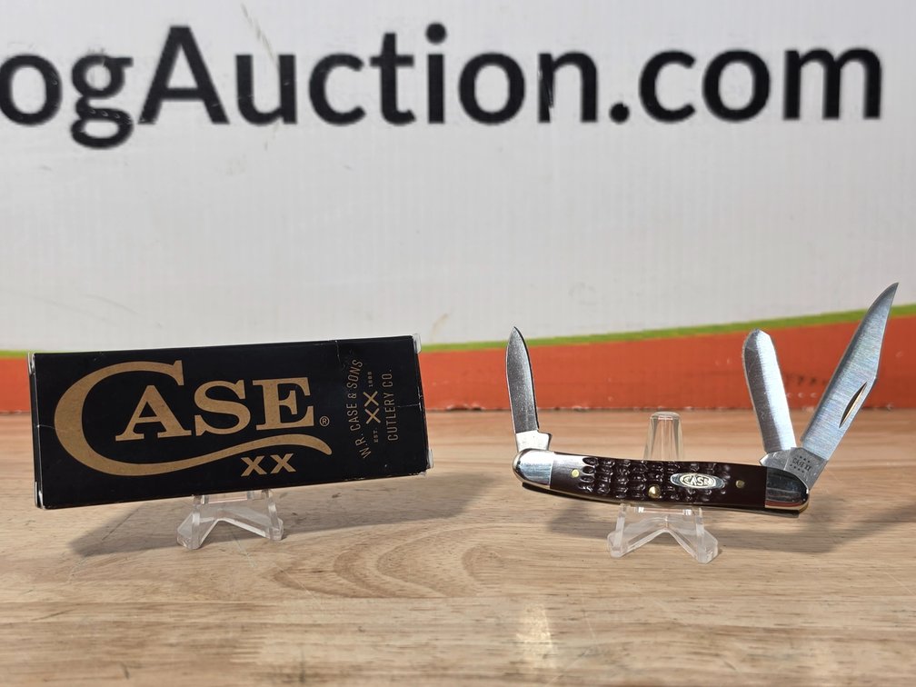 Case XX Brown Synthetic Standard Jig Medium Stockman Knife w/ Box