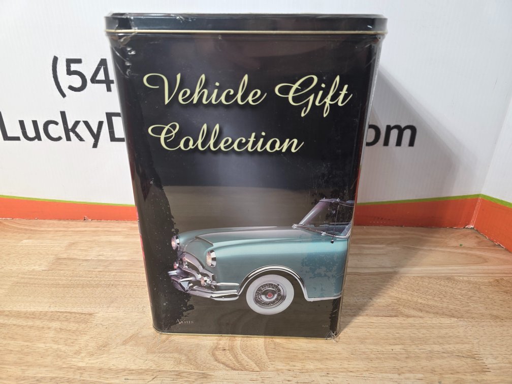 Vehicle Gift Collection - 4 Auto Organizers in Decorative Tin (Sealed)