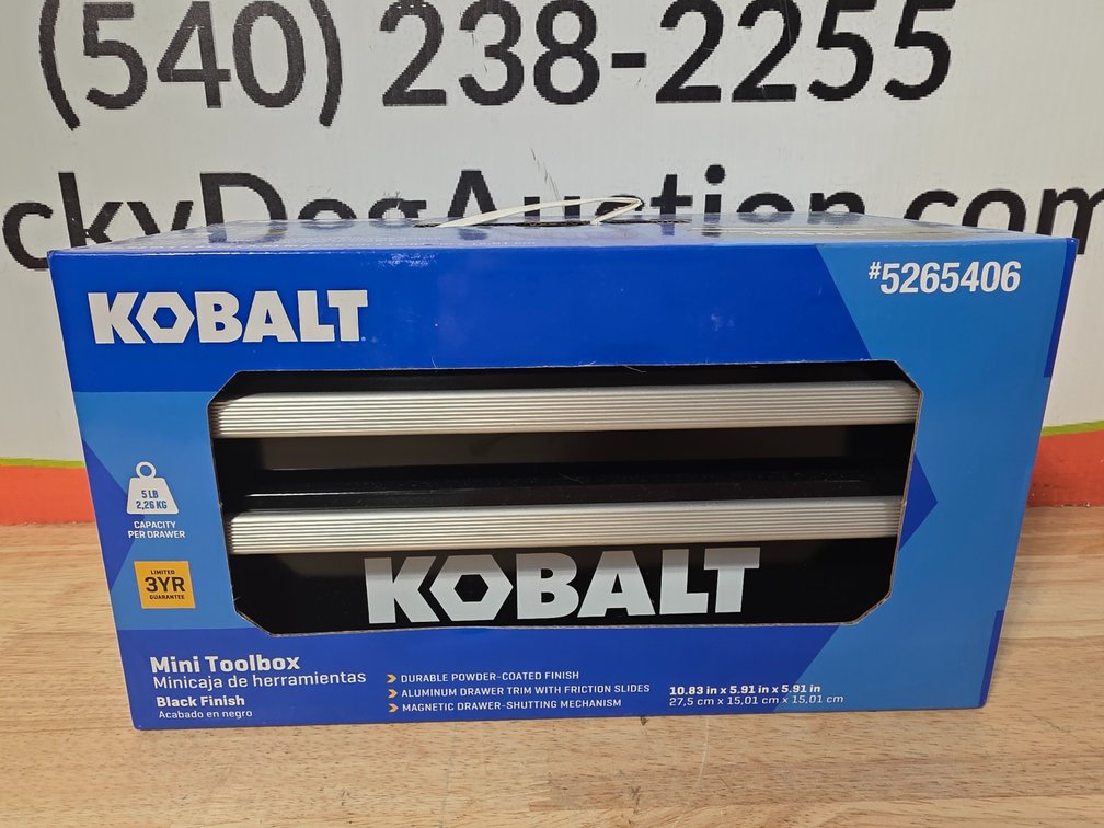 Kobalt Mini Toolbox - 10.83in x 5.91in x 5.91in