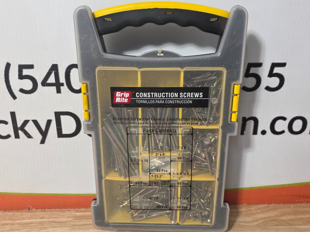 Grip Rite Construction Screws Set (Sealed)