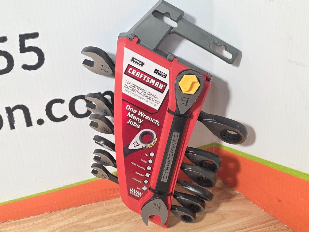 Craftsman 7-Pc Universal Design Ratcheting Wrench Set - Metric