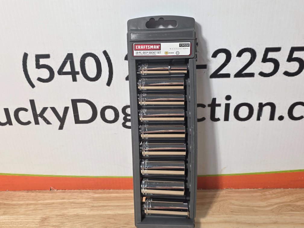 18-Piece Craftsman Deep Socket Set