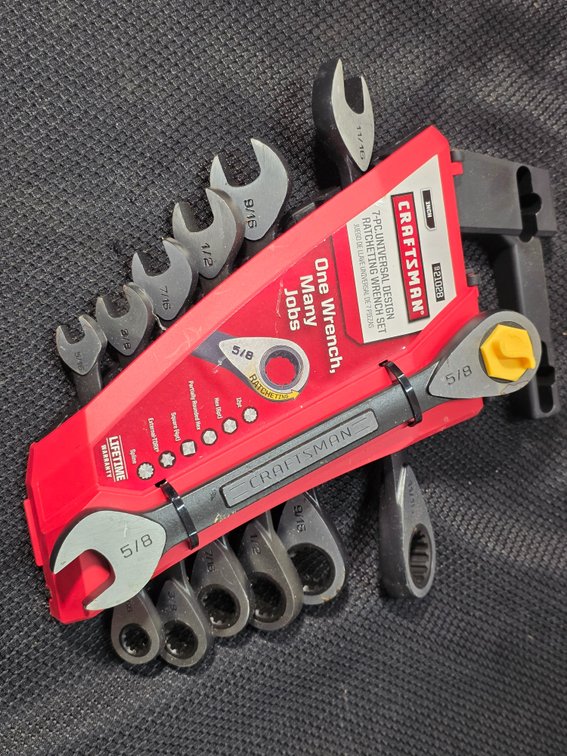 Craftsman 7-Pc Universal Design Ratcheting Wrench Set