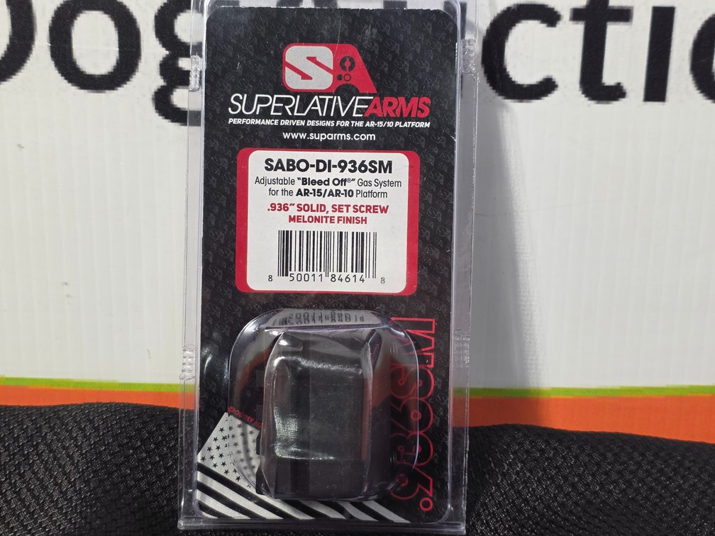 Superlative Arms Adjustable "Bleed Off" Gas System for the AR-15/AR-10 Platform