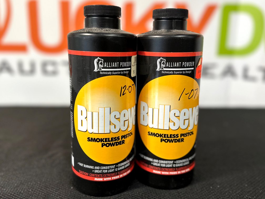 Sealed Alliant Bullseye Pistol Powder - (2) 1lb