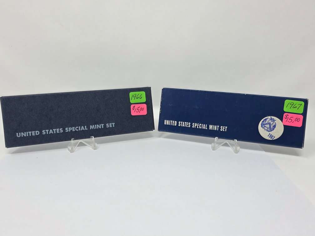 1966 and 1957 United States Special Mint Sets w/ Boxes