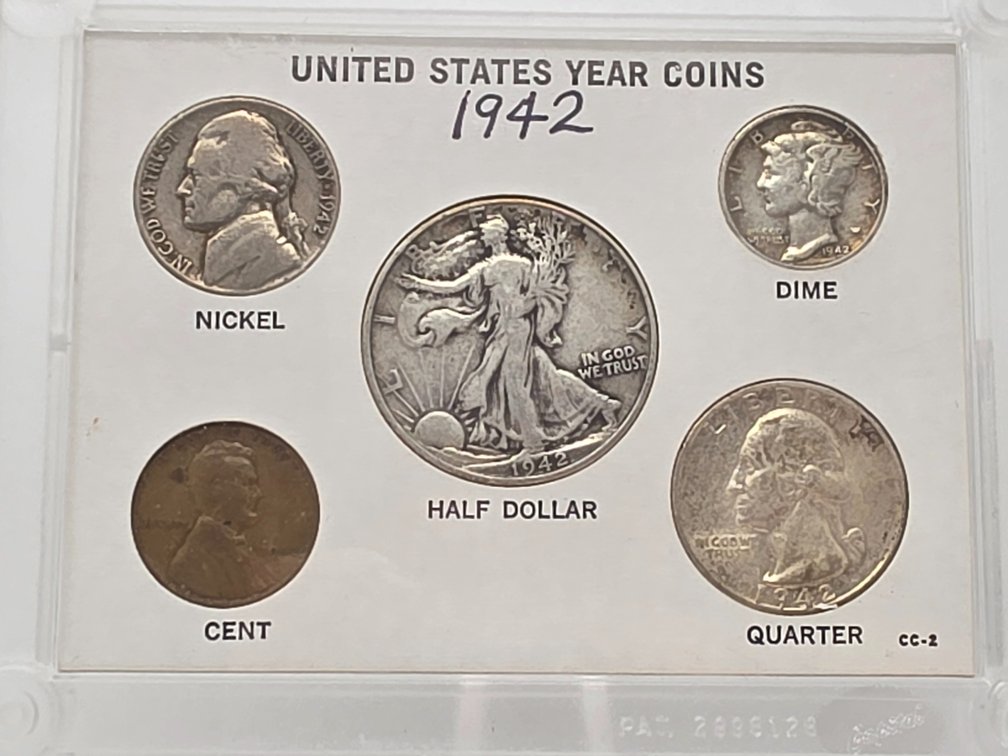 1942 United States Year Coin Set