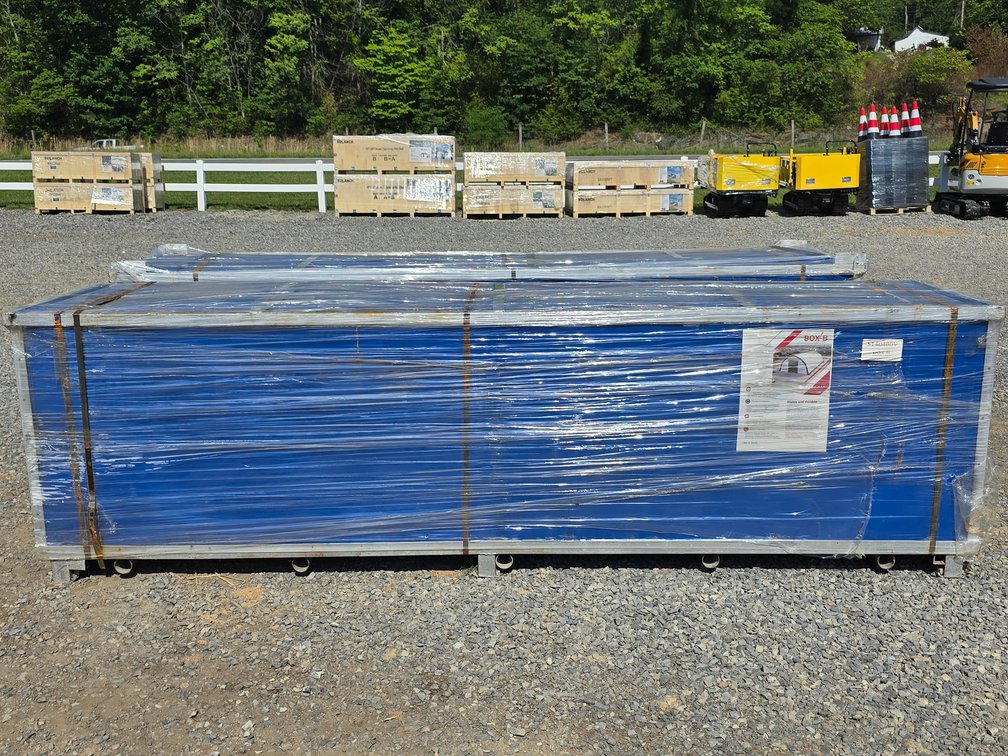 Unused 40' x 80' x 22' Peak Ceiling Storage Building - Box Measures 128" x 29" x 39"