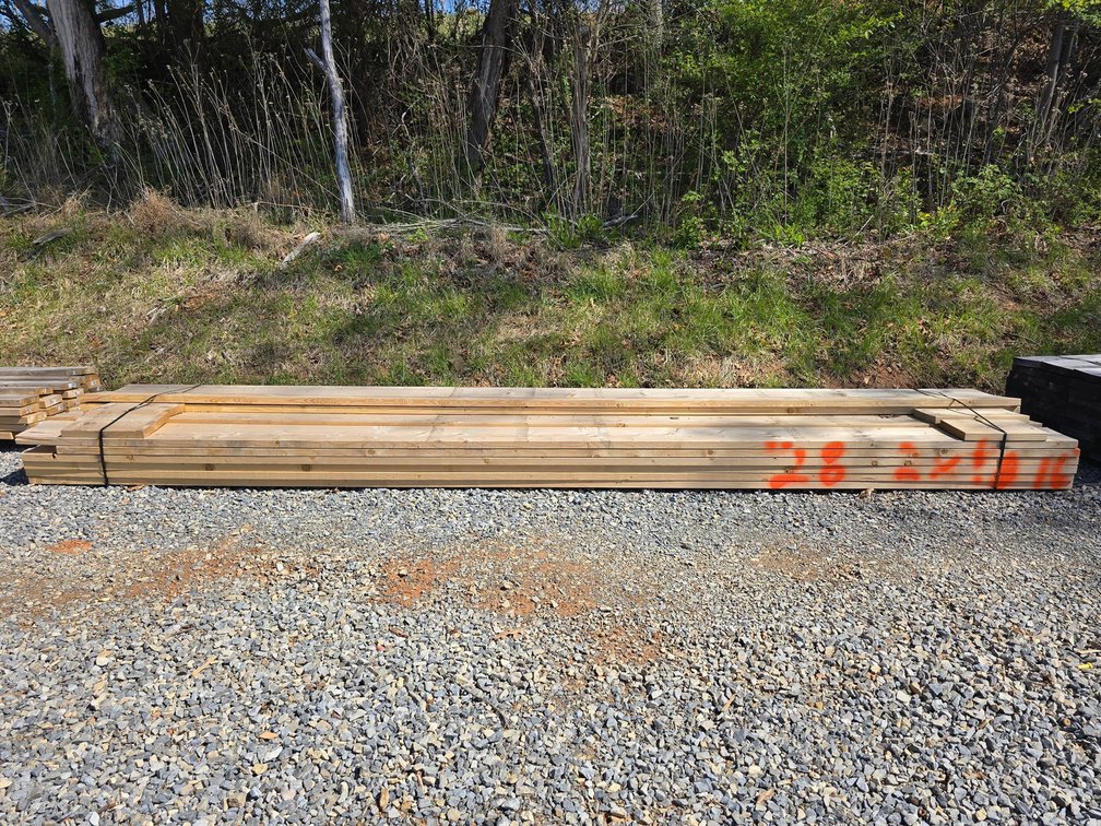 (28+/-) 2x10 16' Boards - Boards are 16' +/-