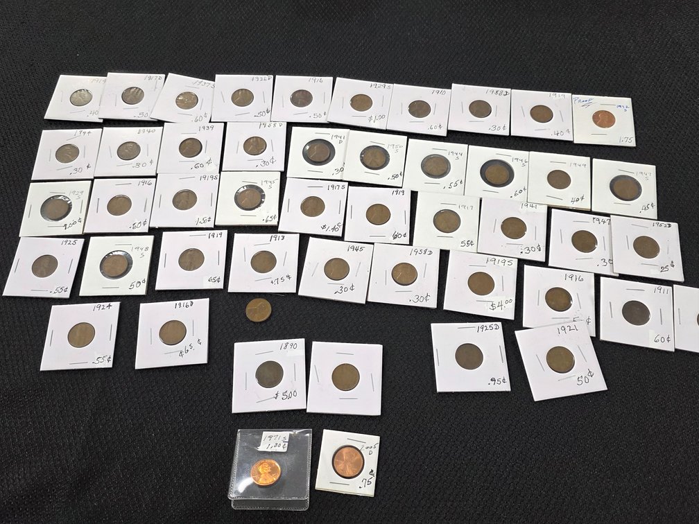 (49) Wheat / Lincoln / Indian Cents - 49 Included