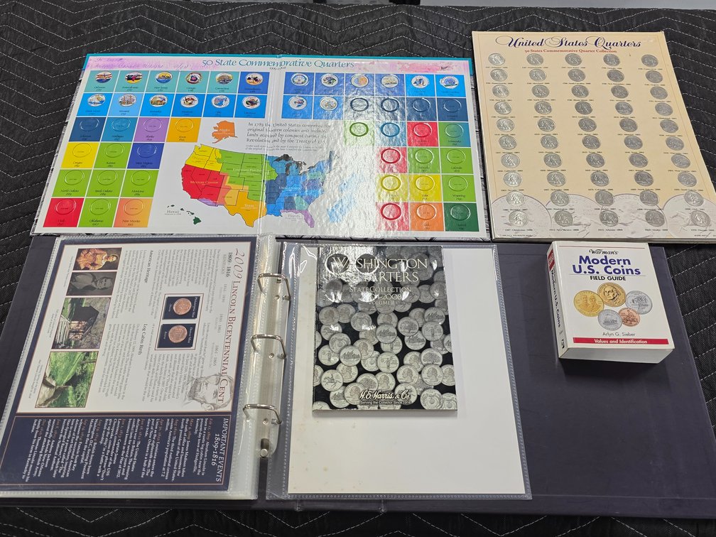 State Quarter Collections - 70 Quarters Included - Lincoln Bicentennial Cents