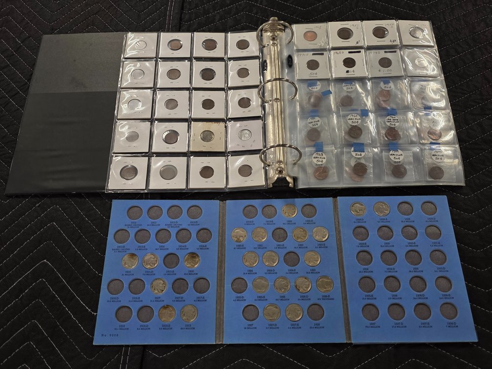 Assorted Lincoln Cents - Buffalo Nickel Collection