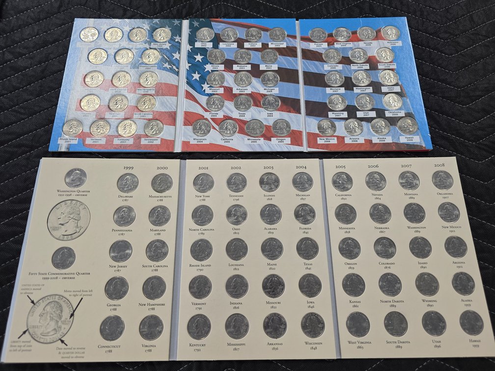 (2) Washington State Quarter Collections