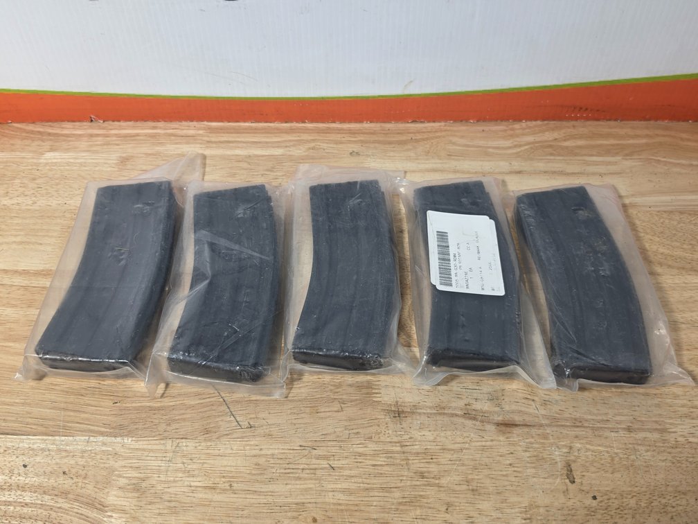 (5) 30 Round Metal AR Magazines