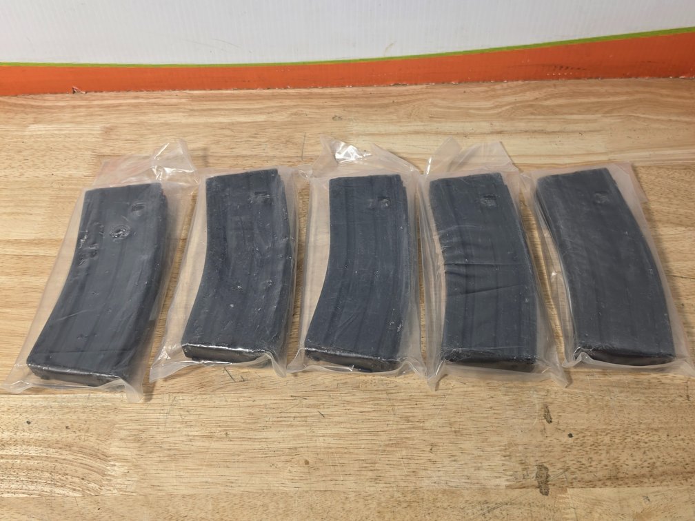 (5) 30 Round Metal AR Magazines