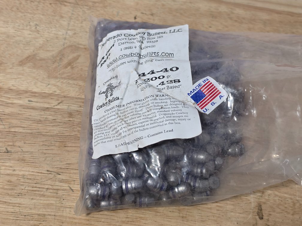 Desperado Cowboy Bullets 44-40 200Gr (150) +/- Included