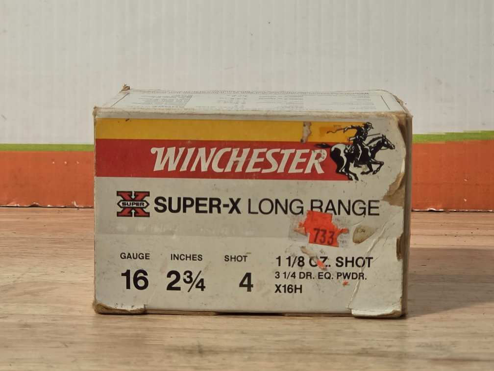 Winchester Super X Long Range 16 Gauge 2.75" #4 Shot