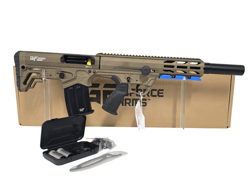GForce Arms GFY-1 Bullpup Semiautomatic 12-Gauge Shotgun w/ Factory Box - Choke Tubes & Flipup Sights Included - Serial # 25BLP-19036