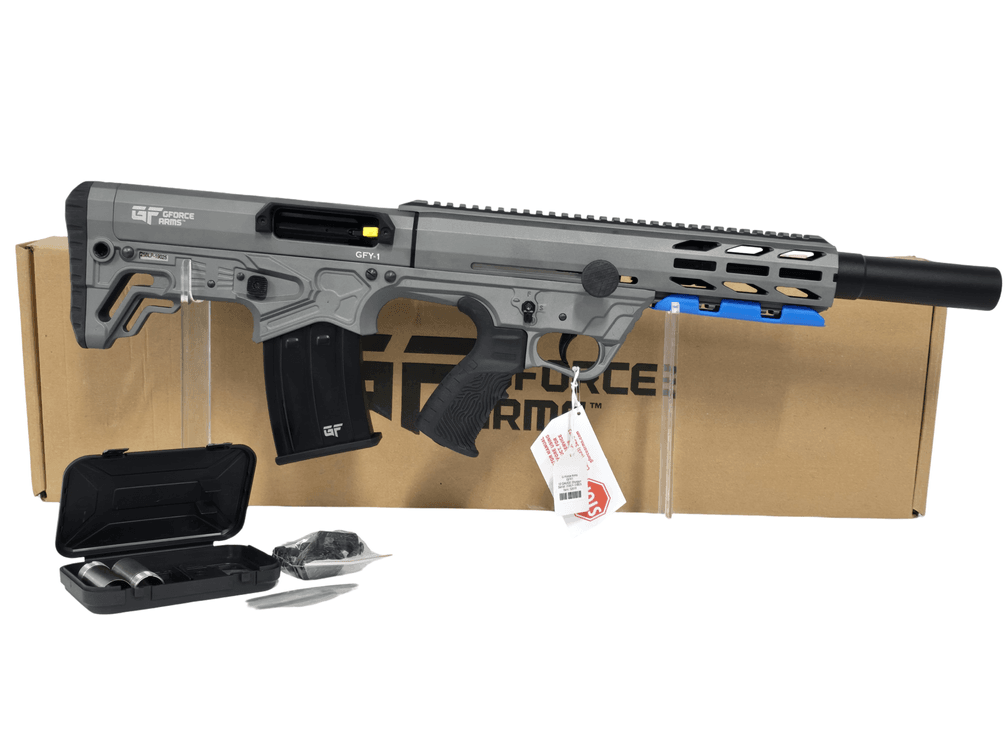 GForce Arms GFY-1 Bullpup Semiautomatic 12-Gauge Shotgun w/ Factory Box - Choke Tubes & Flipup Sights Included - Serial # 25BLP-19025