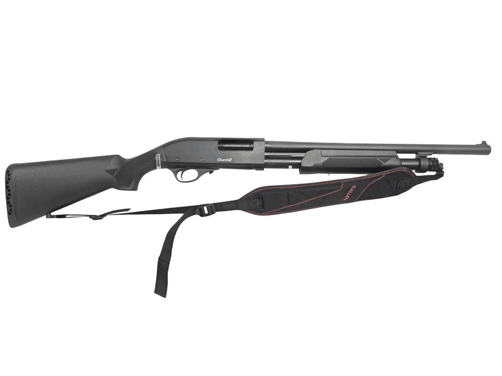 EAA Akkar Churchill Model 612 12-Gauge Pump Shotgun w/ Sling - Serial # 20020748