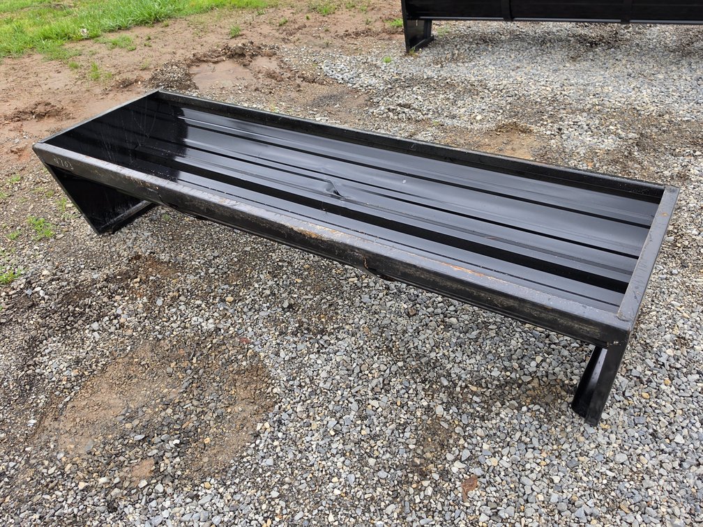 Metal Feed Bunk Measures 90" Long