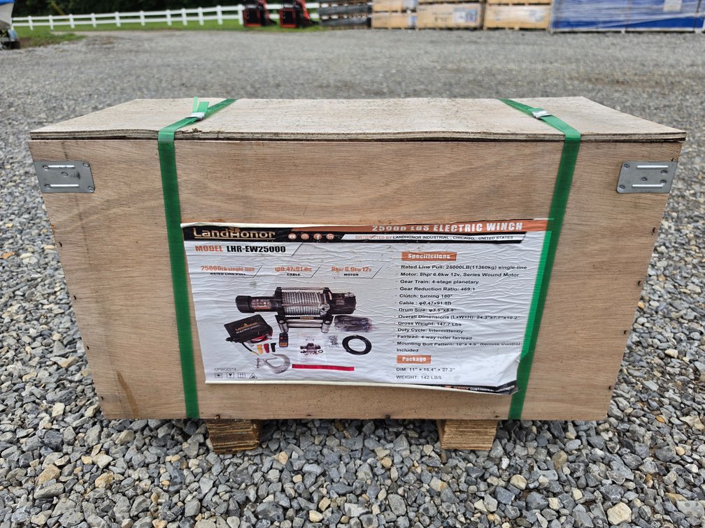 Unused Landhonor 25000Lbs Electric Winch