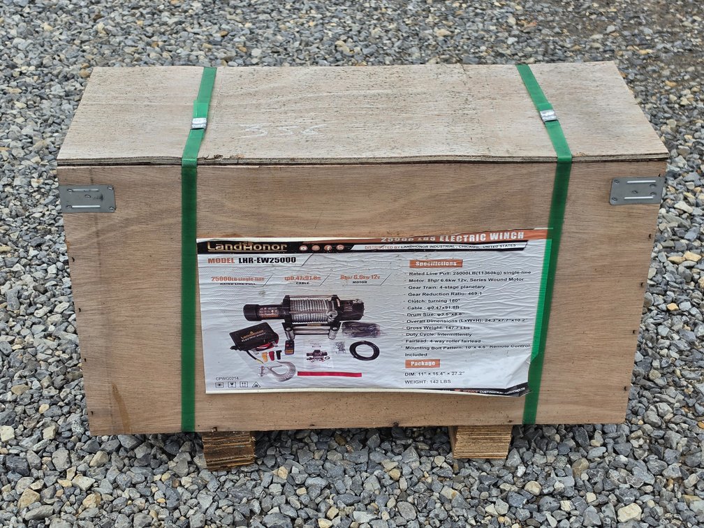 Unused Landhonor 25000Lbs Electric Winch