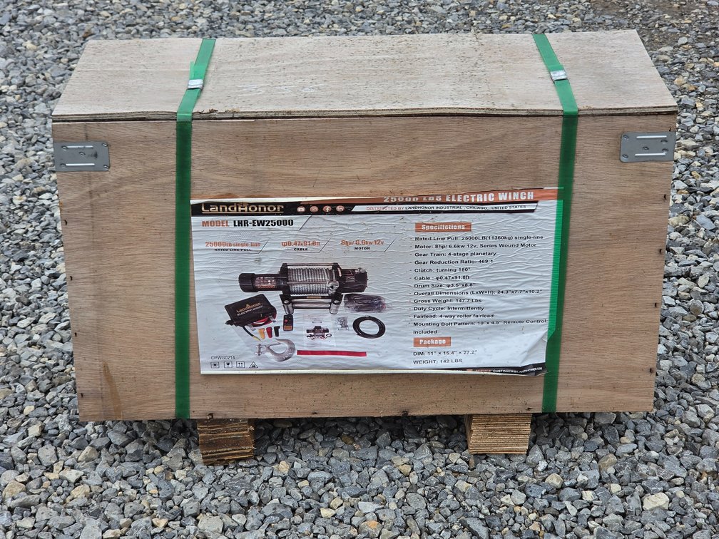 Unused Landhonor 25000Lbs Electric Winch