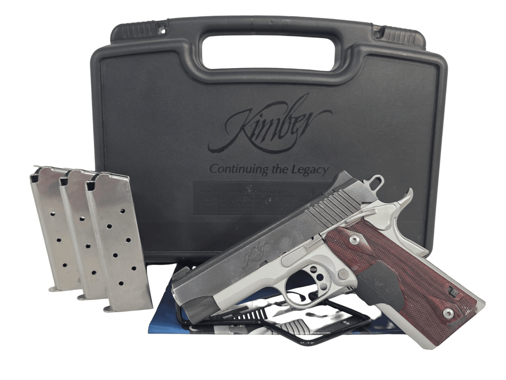 Kimber Pro Crimson Carry II w/ Crimson Trace Laser - 3 Mags - Factory Case - Serial # KR138639