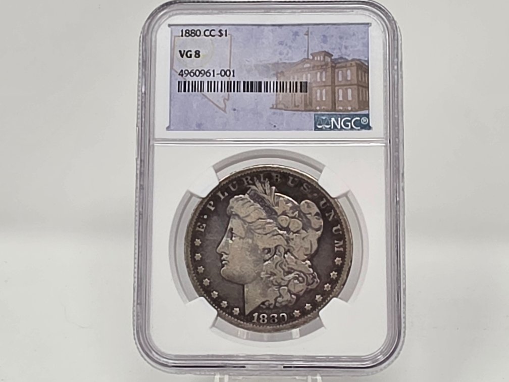 1880-CC Carson City Morgan Silver Dollar - NGC VG