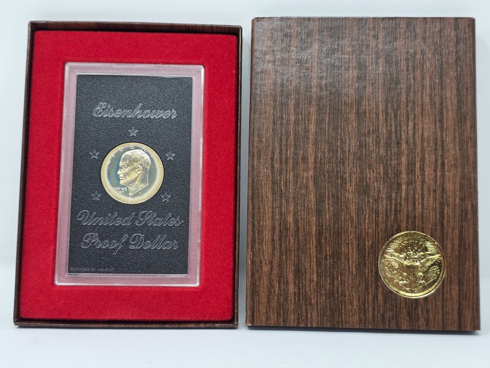 1974-S Eisenhower Silver Dollar w/ Box
