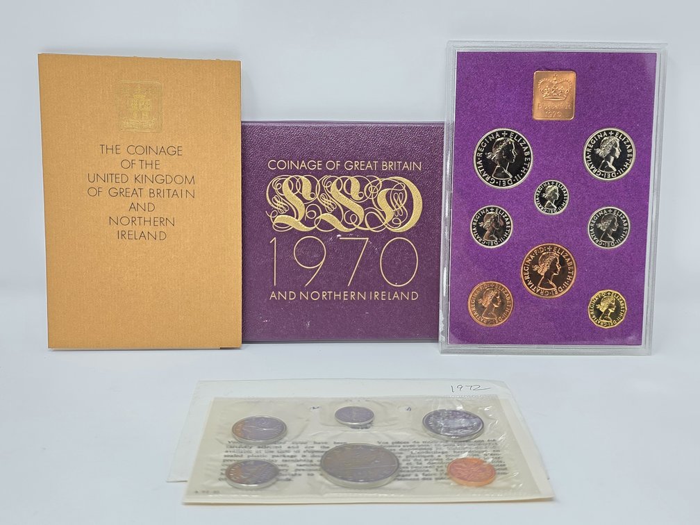 1970 Northern Ireland Mint Set and 1972 Canada Mint Set