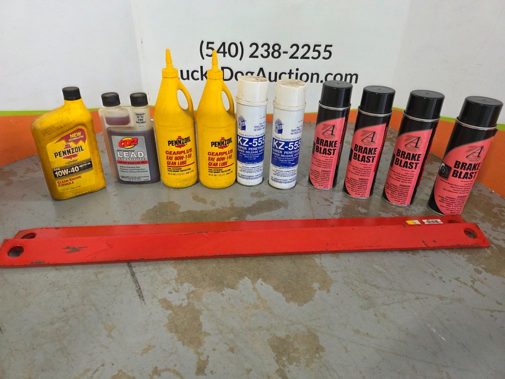 (2) Stabilizer Bars - (4) Brake Blast - (2) KZ-555 - (2) Pennzpil Gear Lube - Pennzoil 10W-40 - Lead Substitute