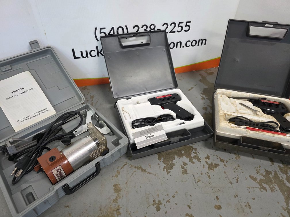 Heavy Duty Trim Router - (2) Weller Soldering Guns