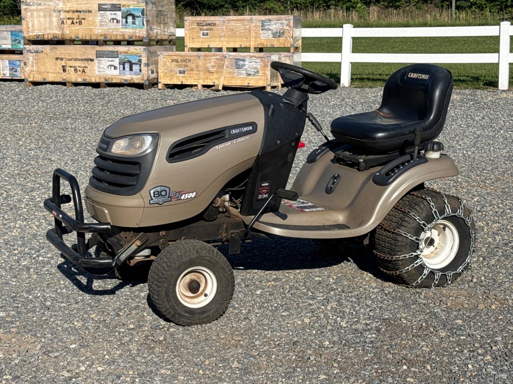 Craftsman Special Edition DYS 4500 Riding Lawn Mower - Started and Operated When Tested