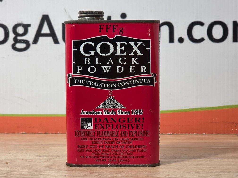 Goex Black Rifle Powder FFFg - Container and Contents Weight 23.8 Oz.