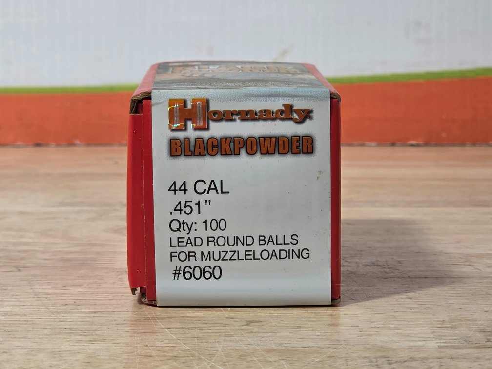 Hornady Blackpowder  44 Cal .451" Muzzleloader Lead Round Balls (1) Box of 100