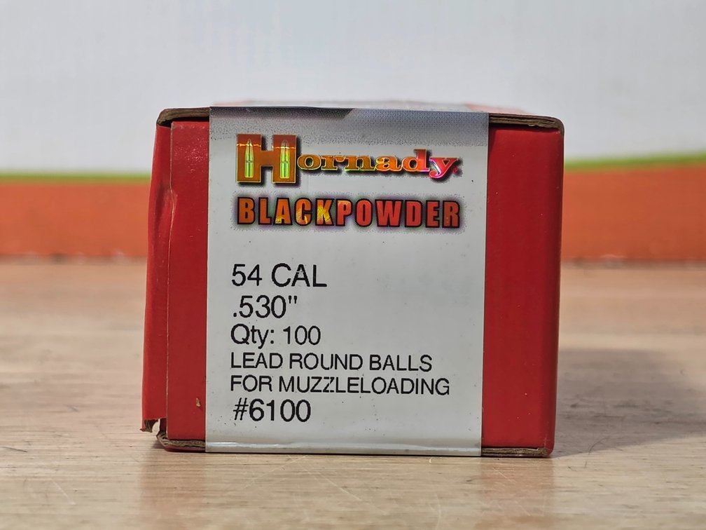 Hornady Blackpowder 54 Cal Muzzleloading Lead Round Balls (1) Box of 100