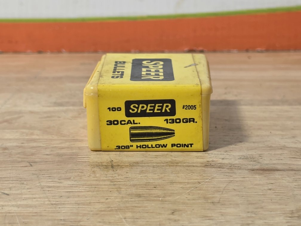 Speer 30 Cal 130 Gr .308 HP (1) Box of 100