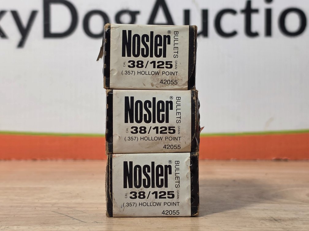 Nosler 38 Special 125 Gr HP Bullets (300) +/-