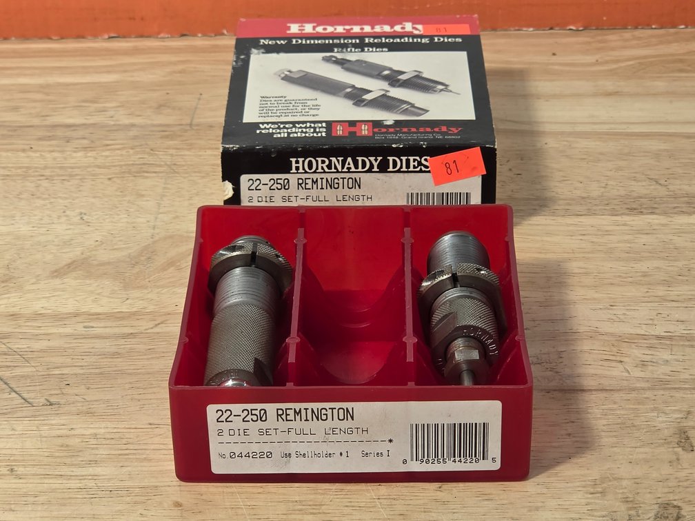 Hornady 22-250 2 Die Set